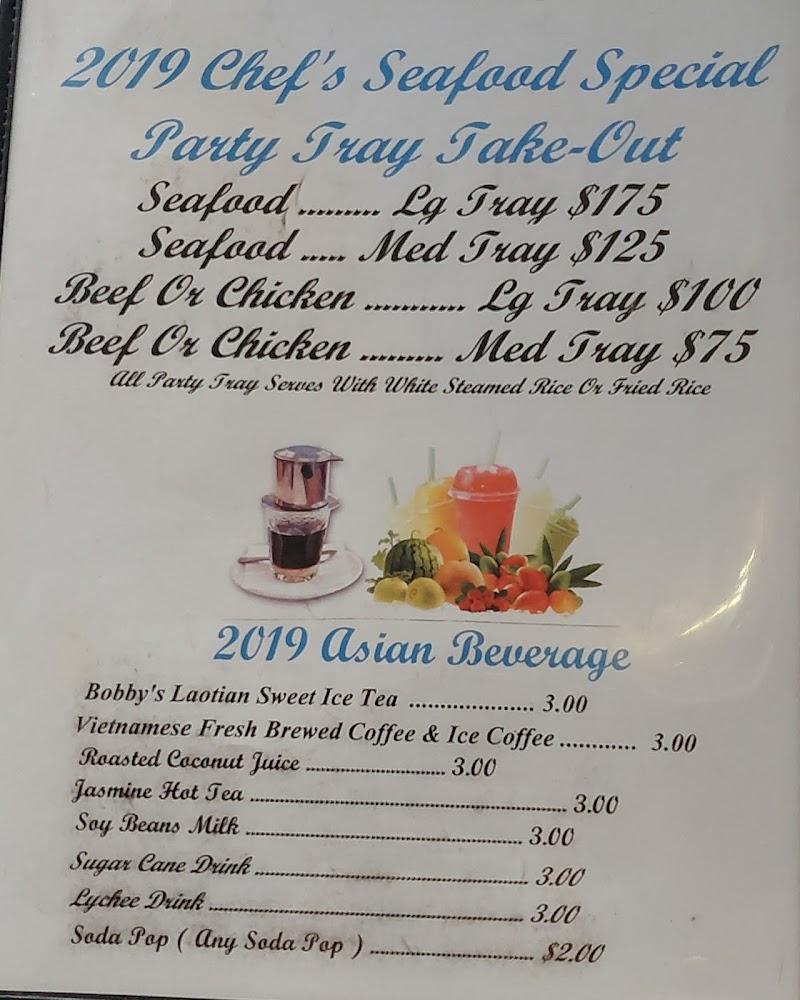 Bobby's Asian Cuisine Menu image 1
